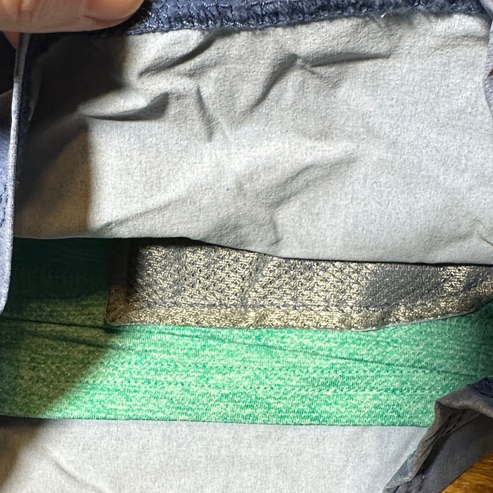 Fair Harbor Men’s Blue Shorts Green Lining Large - Picture 3 of 9